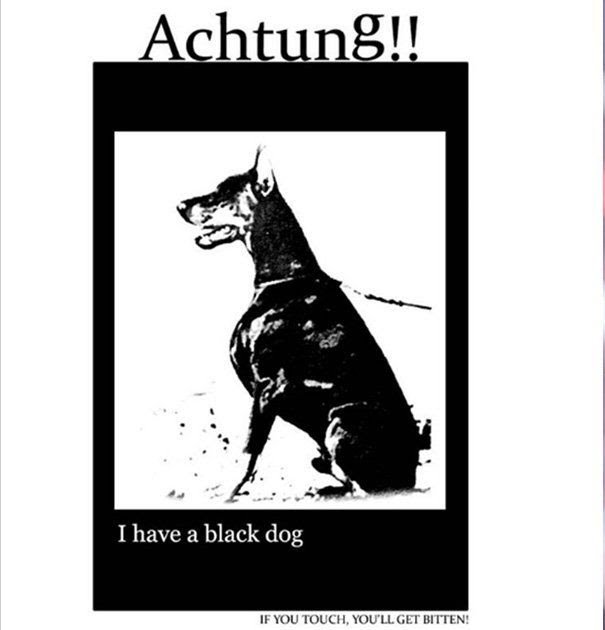 black dog by Abes RIP TattooNOW